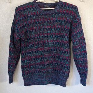 Finalist Size L Sweater Cotton Blend Crewneck Pullover Vintage